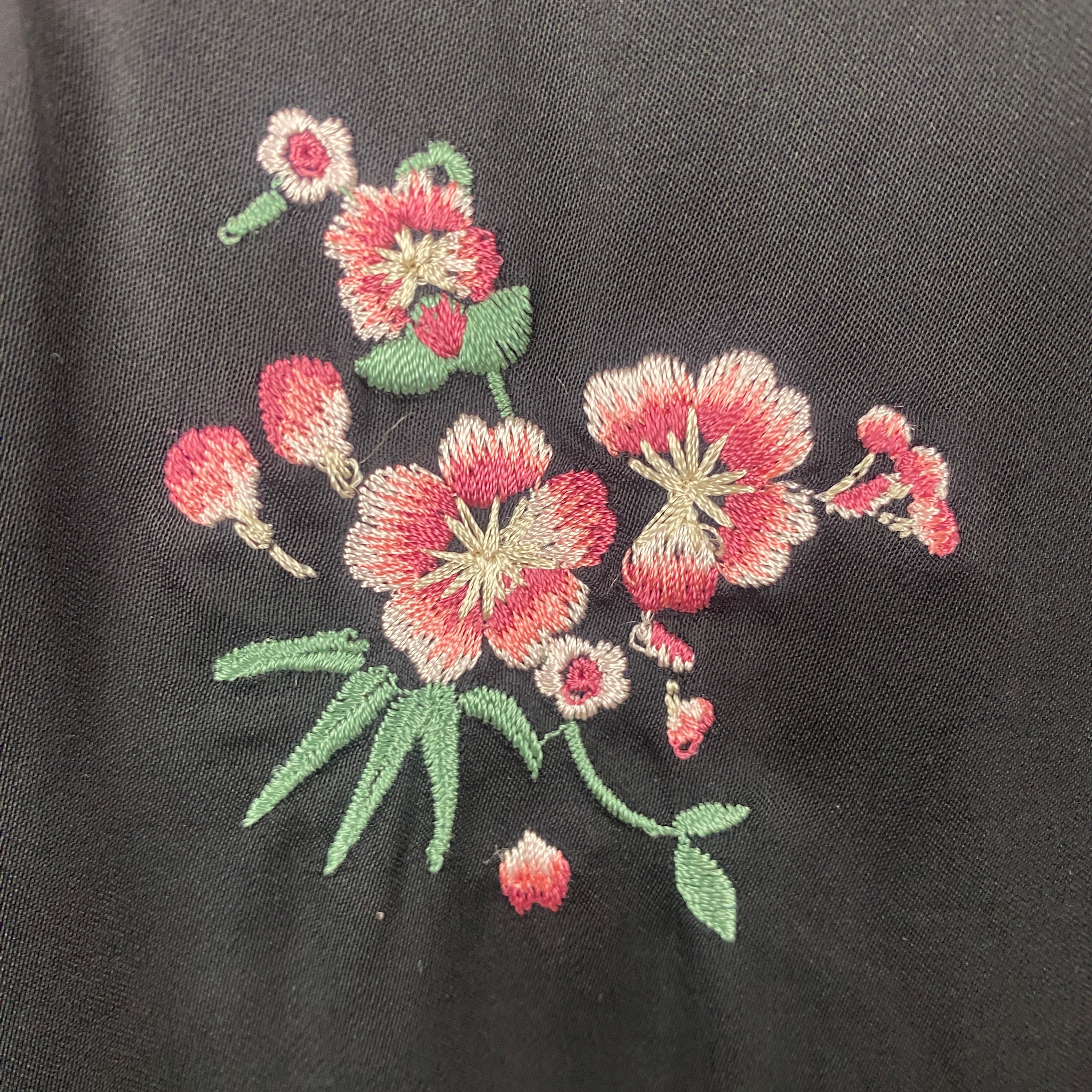 Rixo New £245 Black Blossom Embroidery Jayce Jacket 4XL