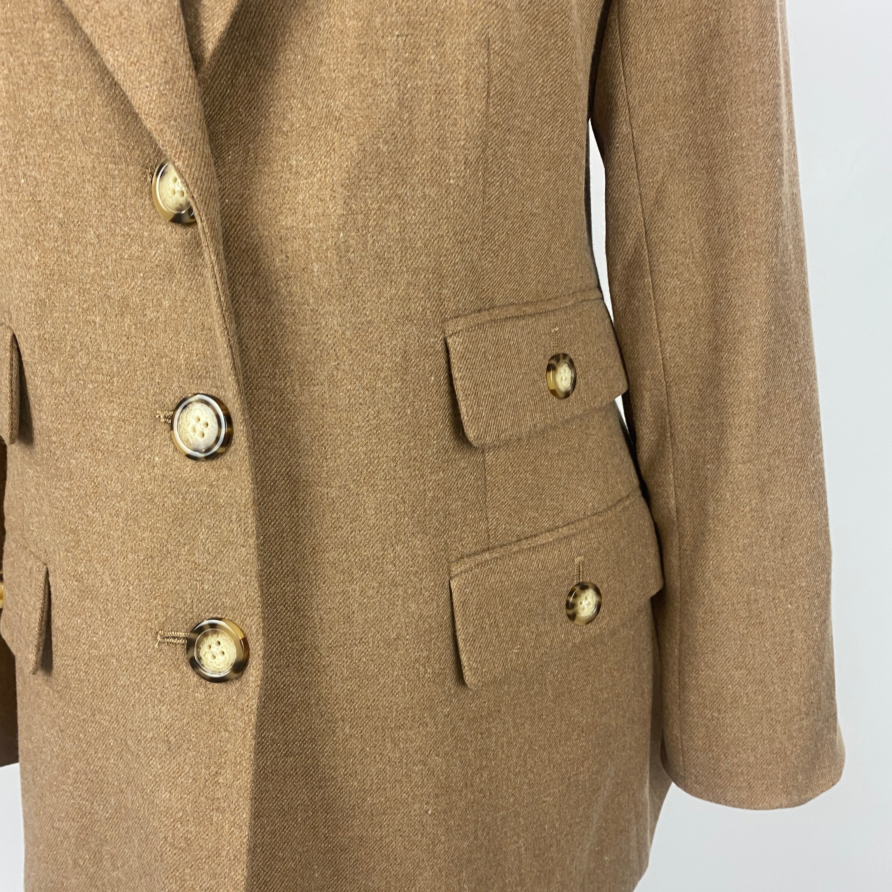 Veronica Beard New £640 Biscuit Four Pocket Dickey Jacket M