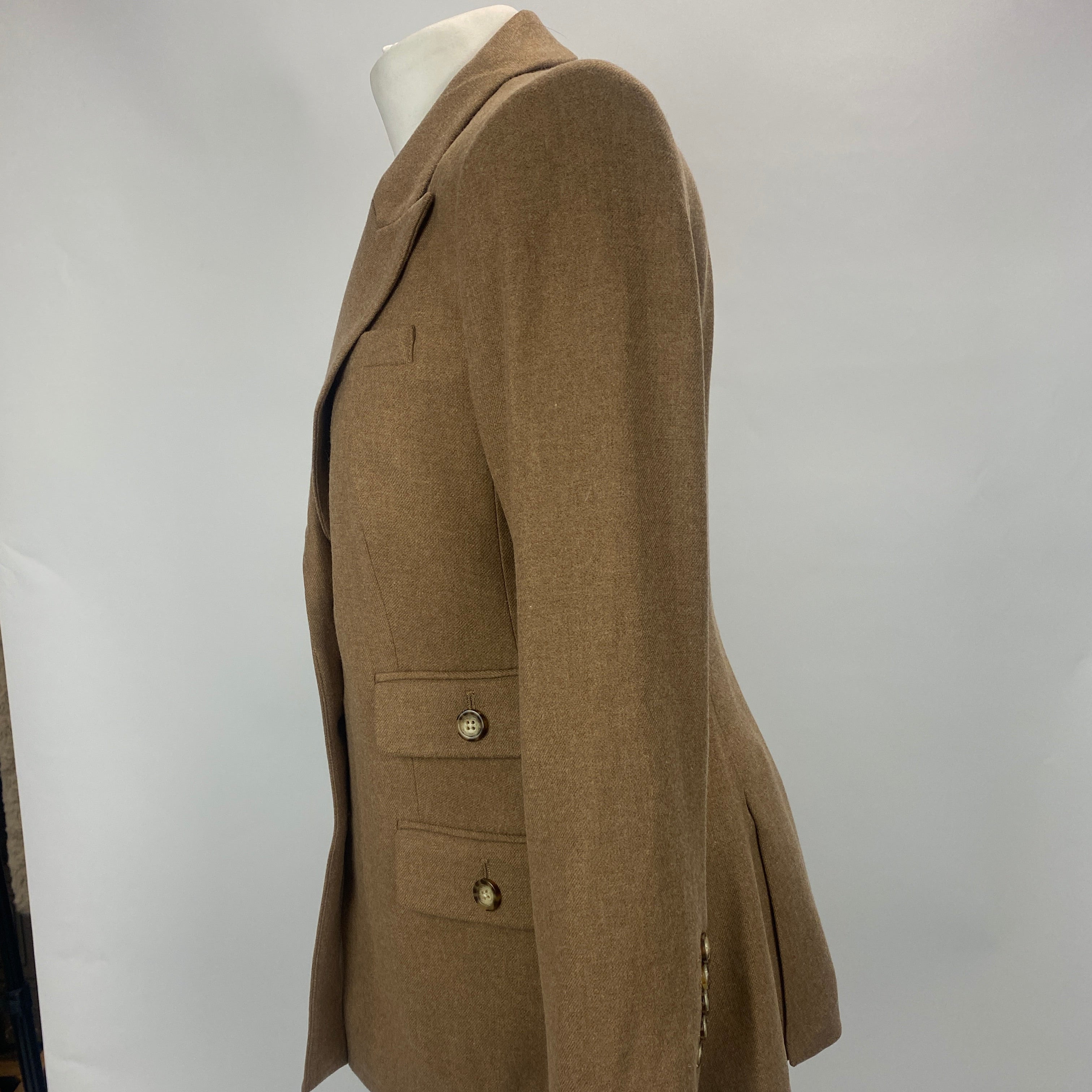 Veronica Beard New £640 Biscuit Four Pocket Dickey Jacket M