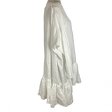 Maison D-Due New White Linen Dress M/L/XL