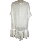 Maison D-Due New White Linen Dress M/L/XL