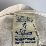 Maison D-Due New White Linen Dress M/L/XL