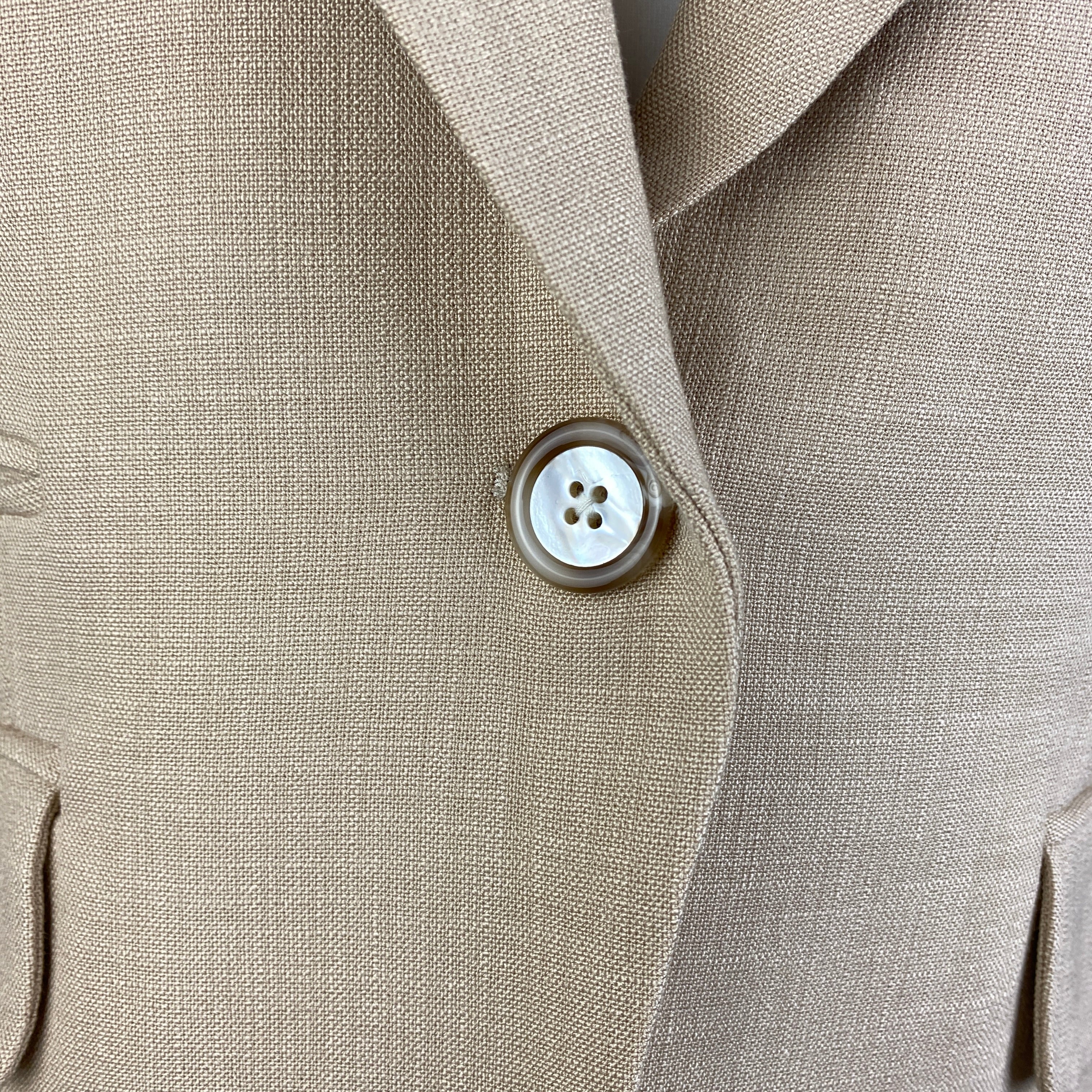 Veronica Beard New Buttermilk Ruche  Dickey Jacket M