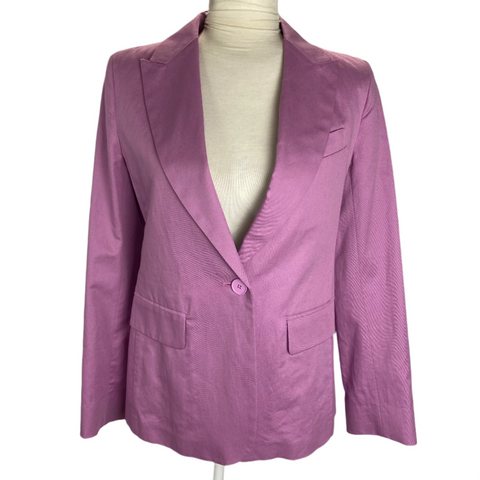 Weekend Max Mara £390 Foxglove Cotton Blazer XS