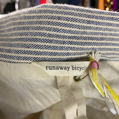 Runaway Bicycle New £270 Chambray Stripe Jacket L