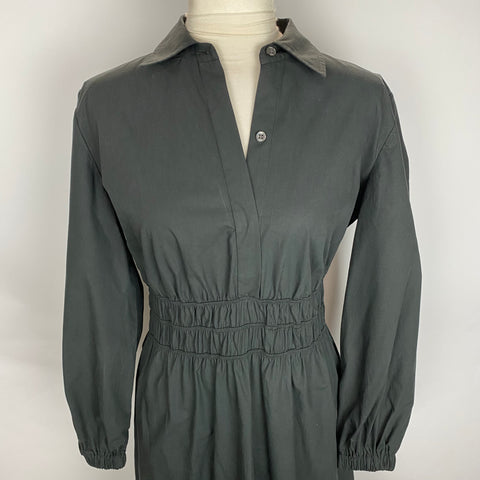 Rails Black Poplin Shirtdress S