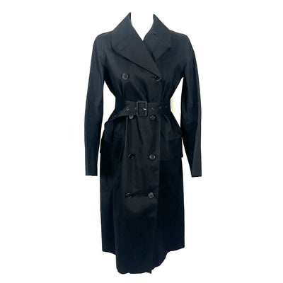 Margaret Howell x Mackintosh Black Bonded Cotton Coat XXS/XS