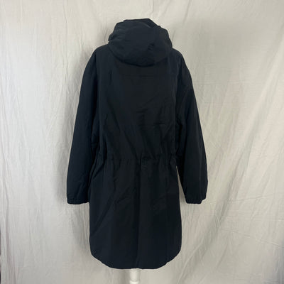 Dries Van Noten Black Cotton Mix Padded Parka M/L