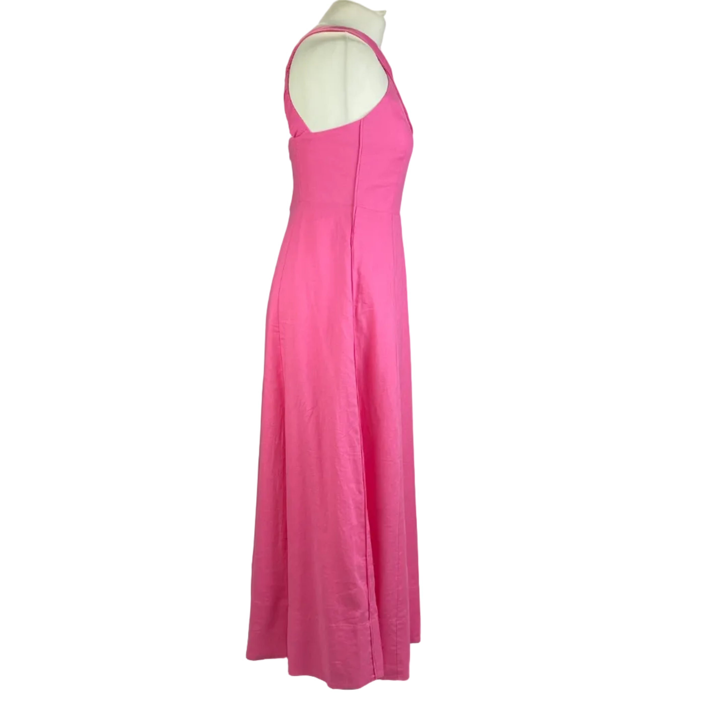 Me&Em New Pink Linen Mix Maxi Dress XS