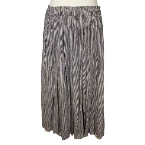 Runaway Bicycle New £400 Chambray Reversible Maxi Skirt M