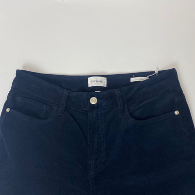 Frame £270 Navy Needlecord Le Mini Boot Jeans 31