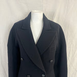 Raey Brand New Black Wool Mix Pea Coat S/M