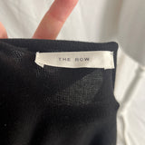The Row Brand New £2270 Black Circle Cotton Knit Long Cardigan M/L