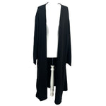 The Row Brand New £2270 Black Circle Cotton Knit Long Cardigan M/L