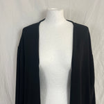 The Row Brand New £2270 Black Circle Cotton Knit Long Cardigan M/L