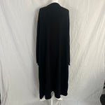 The Row Brand New £2270 Black Circle Cotton Knit Long Cardigan M/L