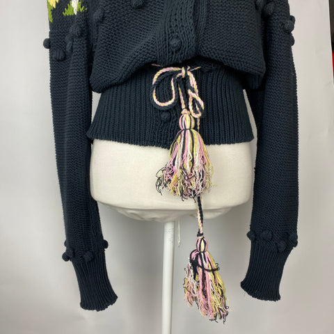 Hayley Menzies Black Gladys Cardigan XS/S