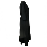 Xirena £312 Black Cheesecloth Tiered Maxi Dress M