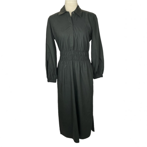 Rails Black Poplin Shirtdress S
