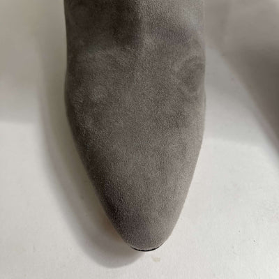 Sergio Rossi Brand New Grey Suede Ankle Boots 36