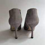 Sergio Rossi Brand New Grey Suede Ankle Boots 36