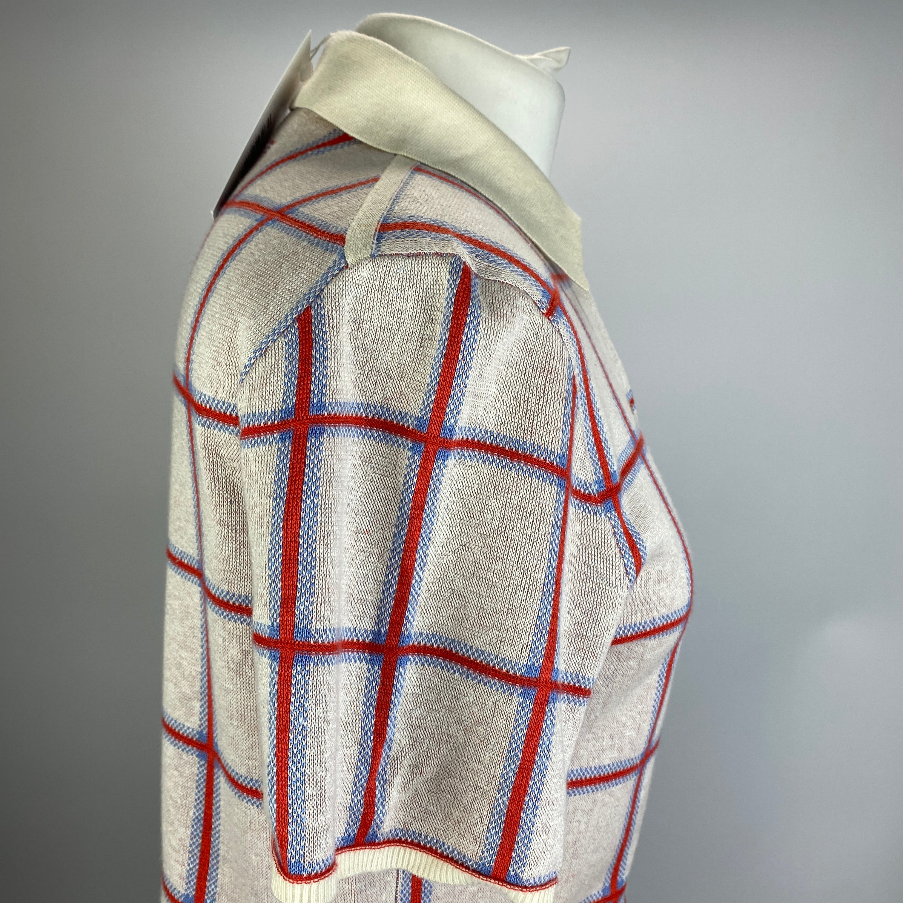 Guest in Residence New £265 Ivory Check Picnic Shirt XS
