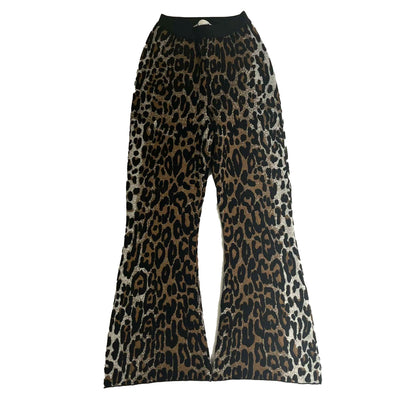 Stella McCartney £1062 Leopard Print Knit Pants XXS