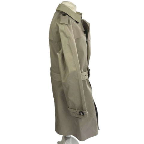 Burberry New £1890 Stone Mens Gabardine Trench Coat 54