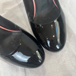 Fendi Black & Cream Patent Leather Heels 37