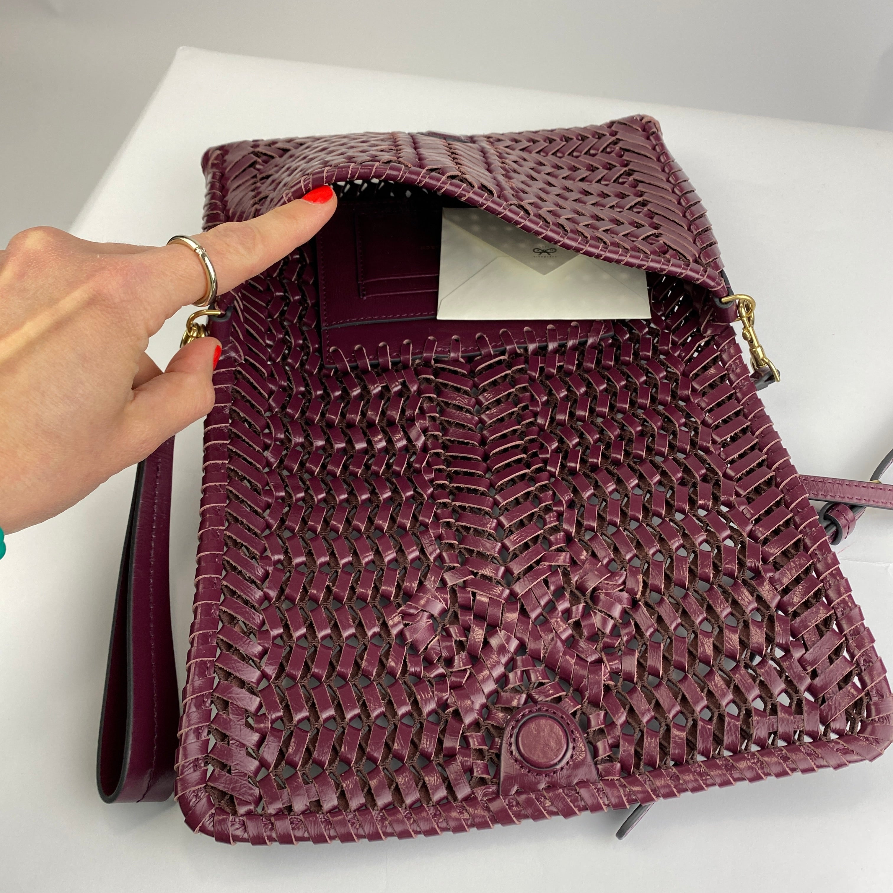 Anya Hindmarch New £650 Orchid Neeson Crossbody Bag