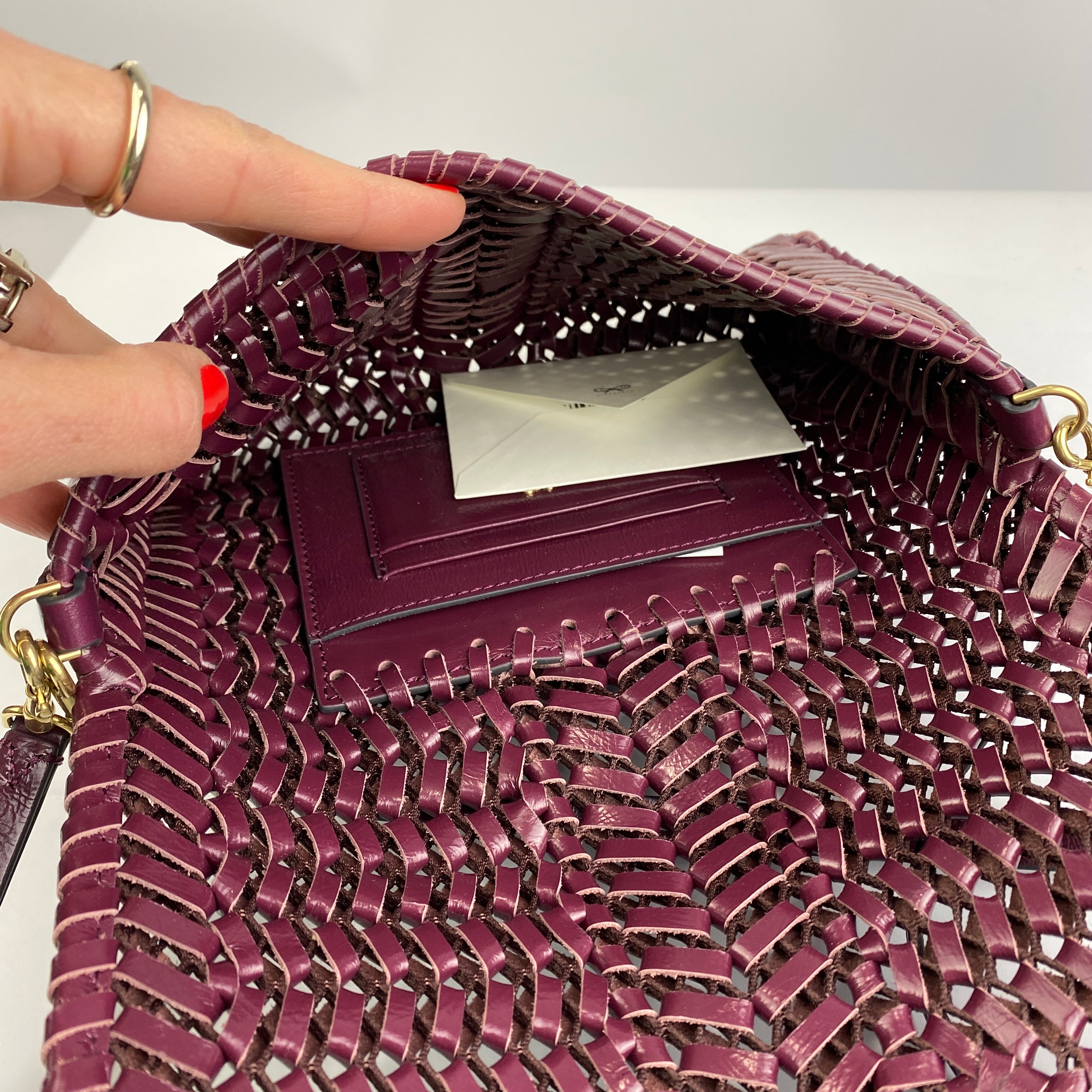 Anya Hindmarch New £650 Orchid Neeson Crossbody Bag