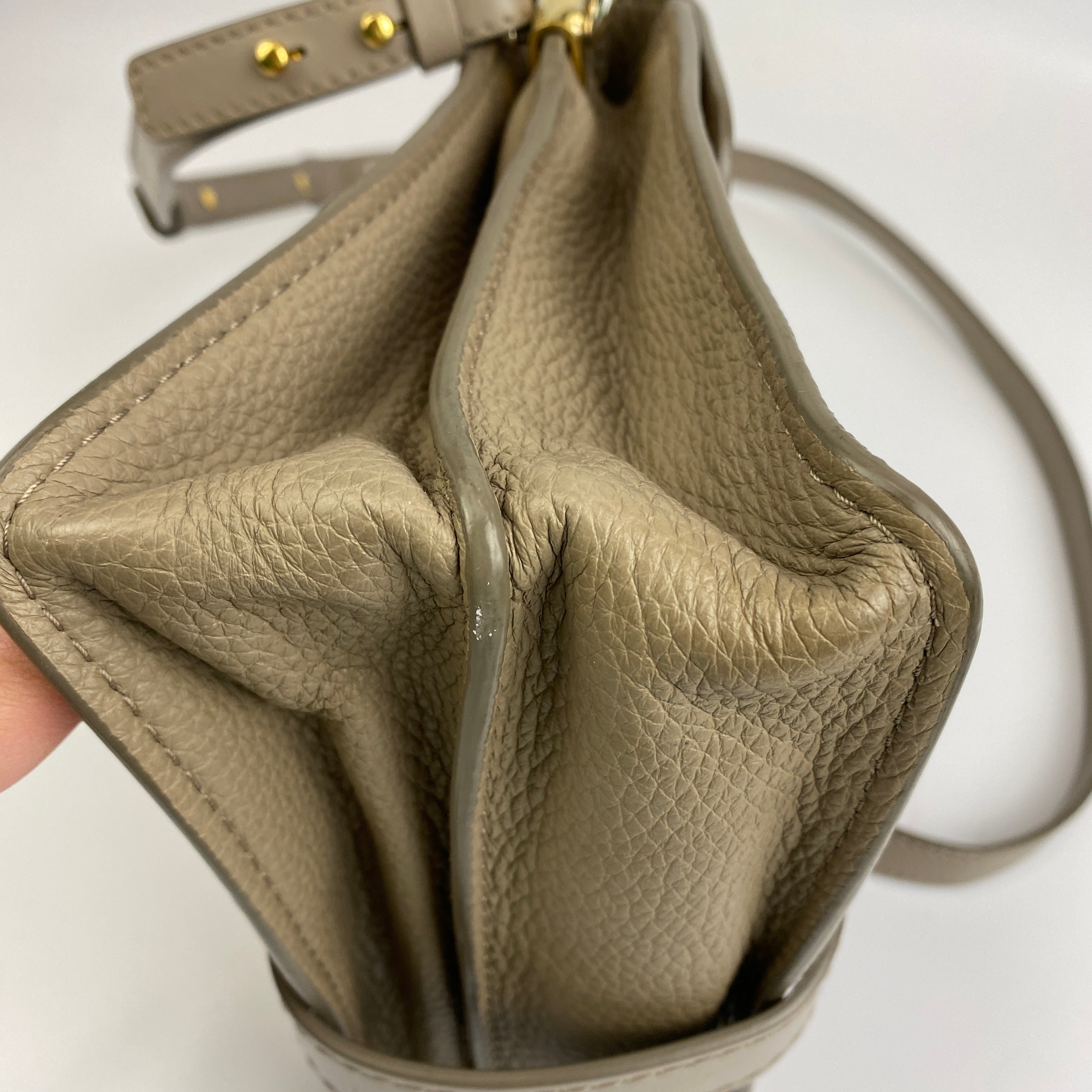Chloe £1690 Motty Grey Small Aby Day Bag