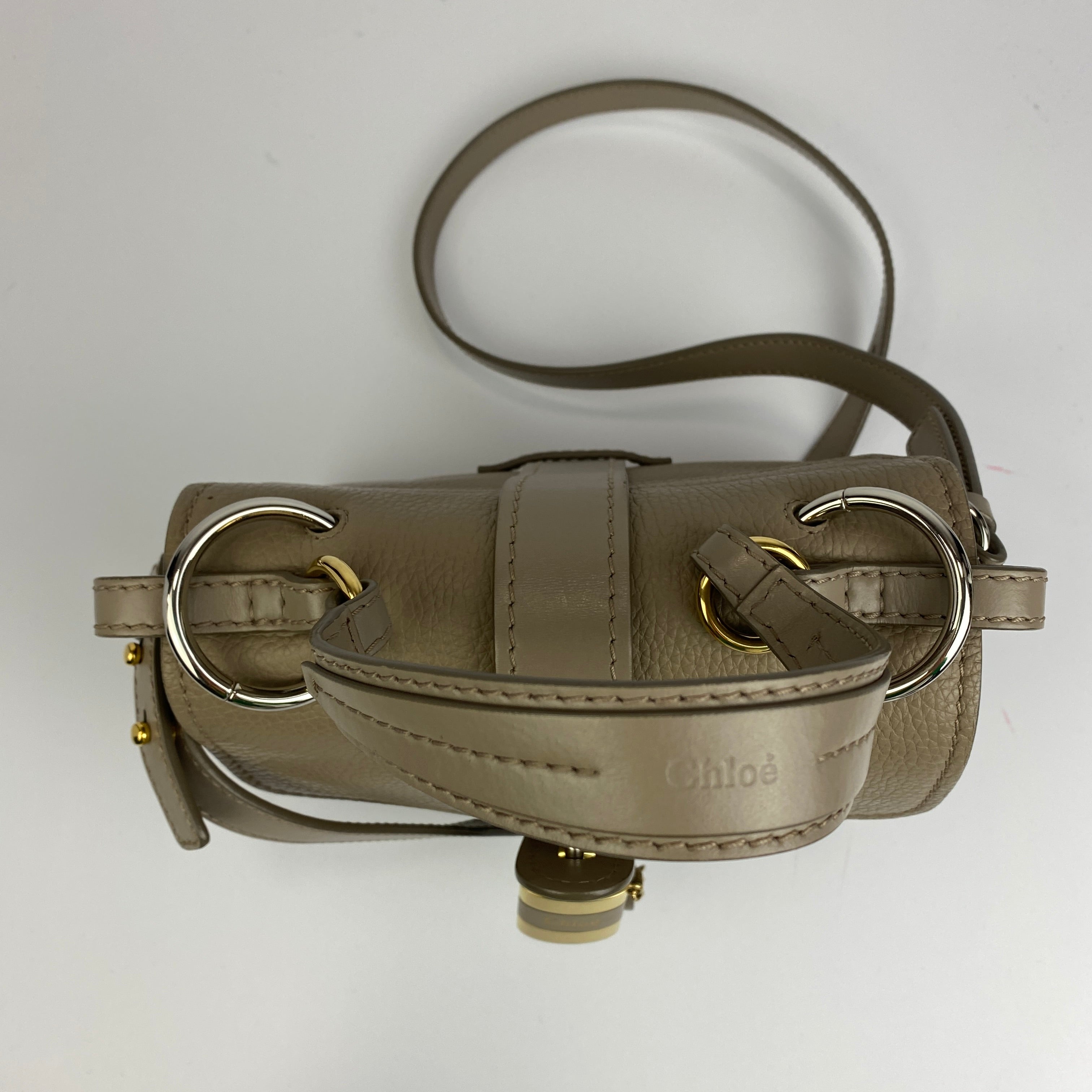Chloe £1690 Motty Grey Small Aby Day Bag