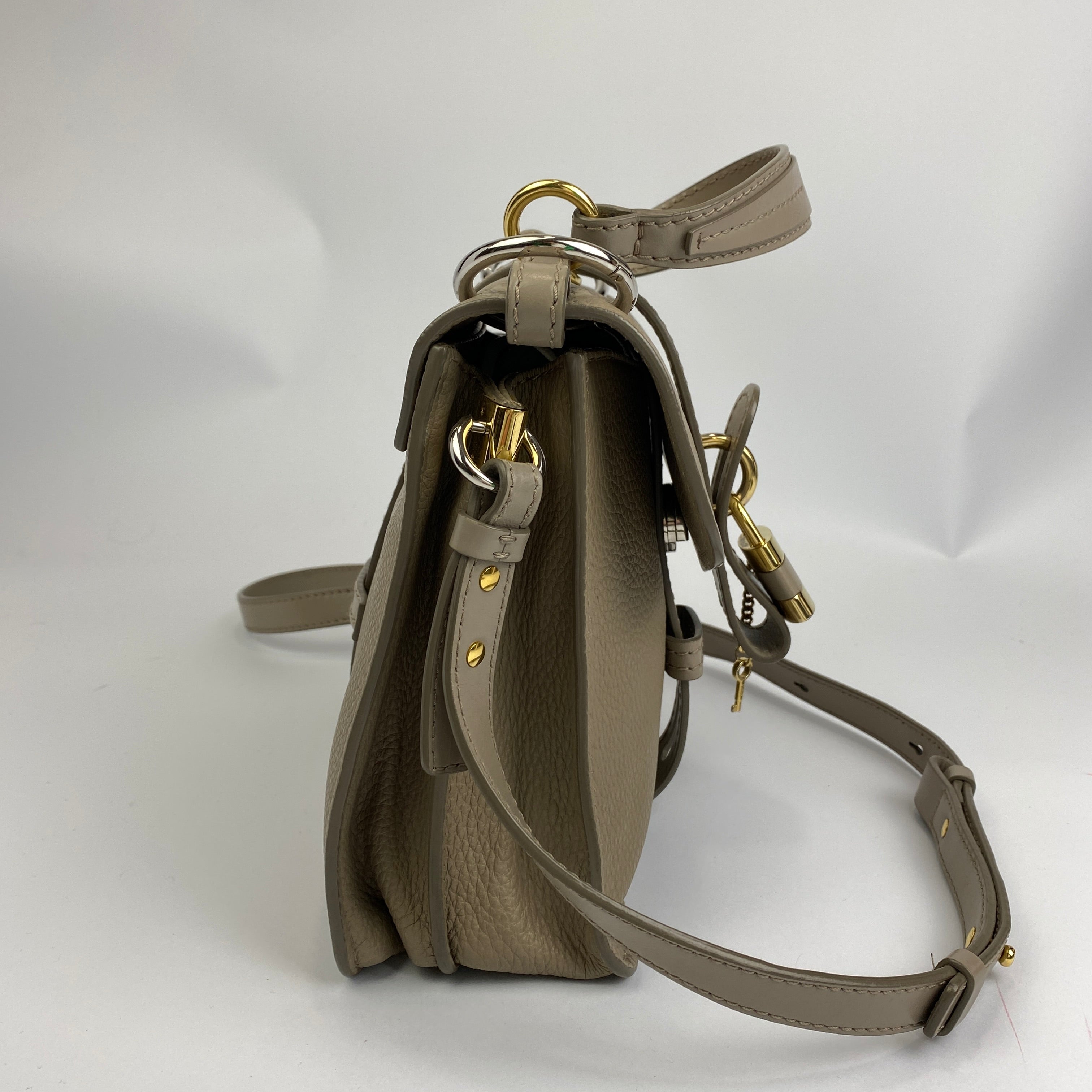 Chloe £1690 Motty Grey Small Aby Day Bag