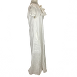 Erika Gonzalez White Linen Dress XXL
