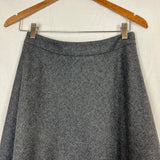 'S Max Mara Grey Wool Maxi Skirt XXS