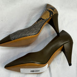 Isabel Marant Brand New Taupe Faux Snakeskin Heels 37