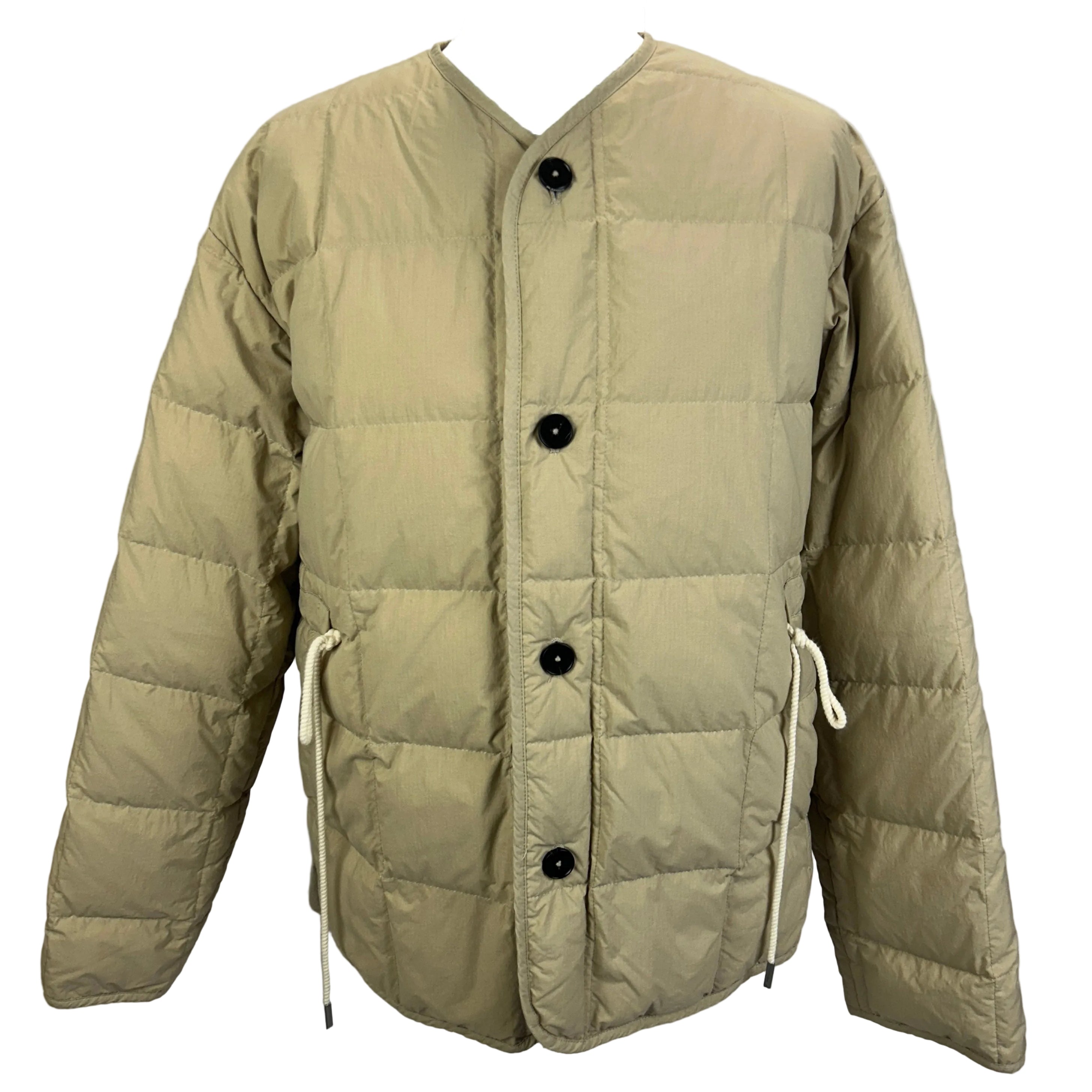 Jil Sander New £1300 Beige Quilted Down Jacket XXS/XS/S