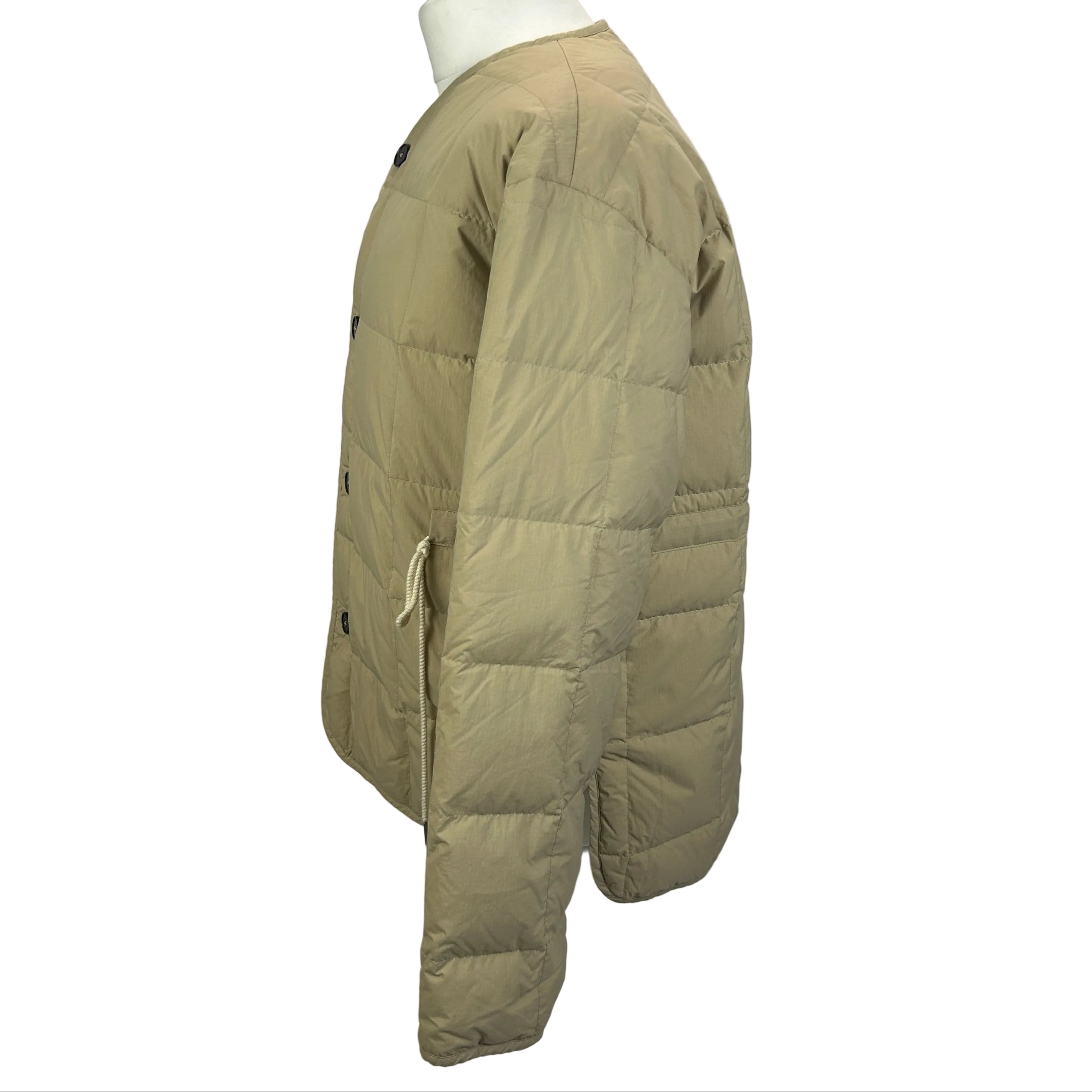 Jil Sander New £1300 Beige Quilted Down Jacket XXS/XS/S