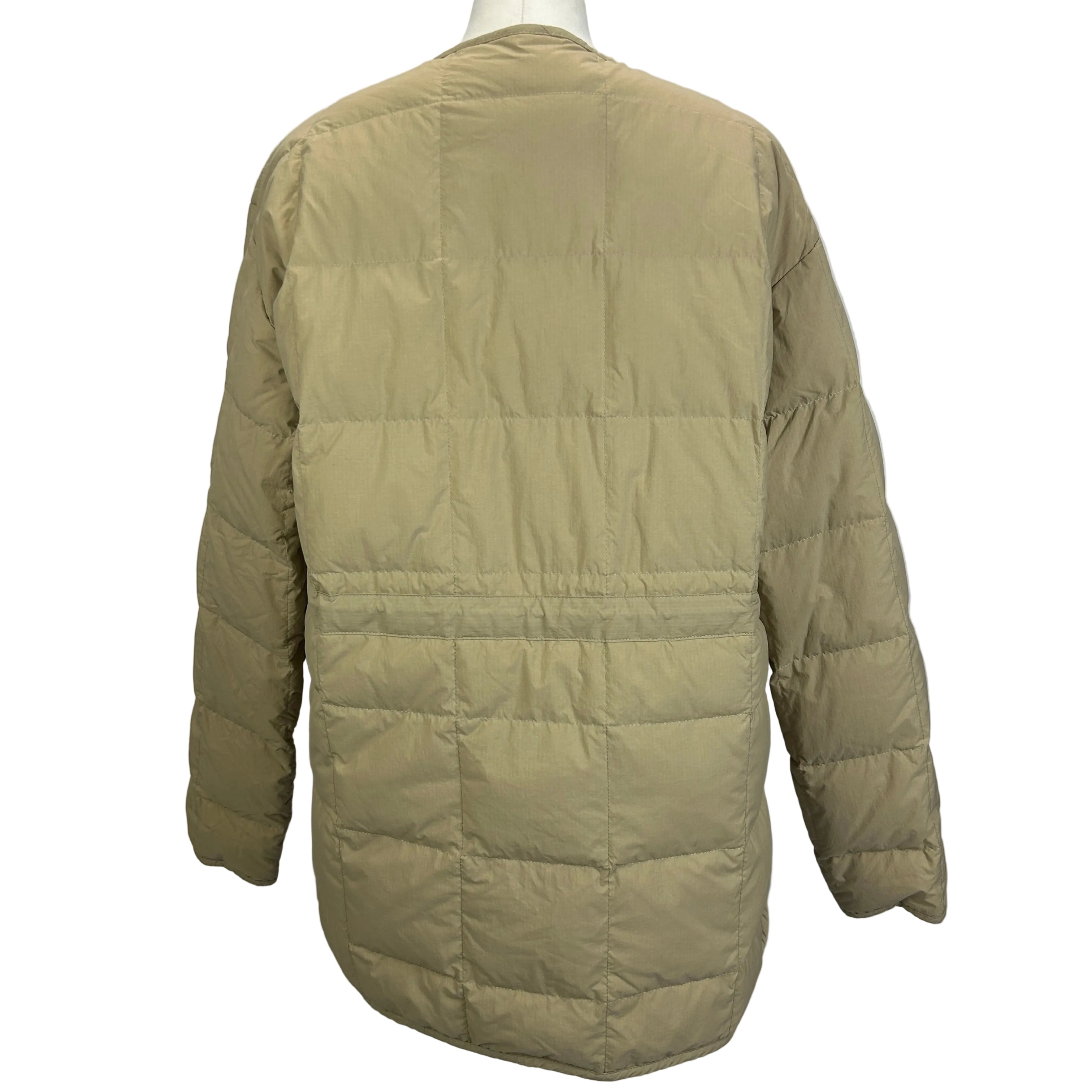 Jil Sander New £1300 Beige Quilted Down Jacket XXS/XS/S