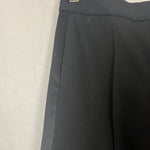 Alexander McQueen Brand New Black Wide Leg Tuxedo Pants XXS