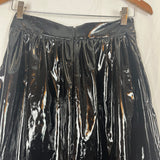 Tibi $395 Patent Faux Leather Midi Skirt XS