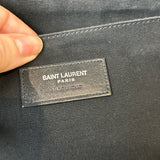 Saint Laurent Large Fringed Pannier Basket Bag