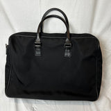 Gucci Vintage Black Nylon Large Weekend Suitcase
