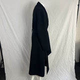 Joseph Black Wool & Cashmere Unlined Belted Kido Coat F40