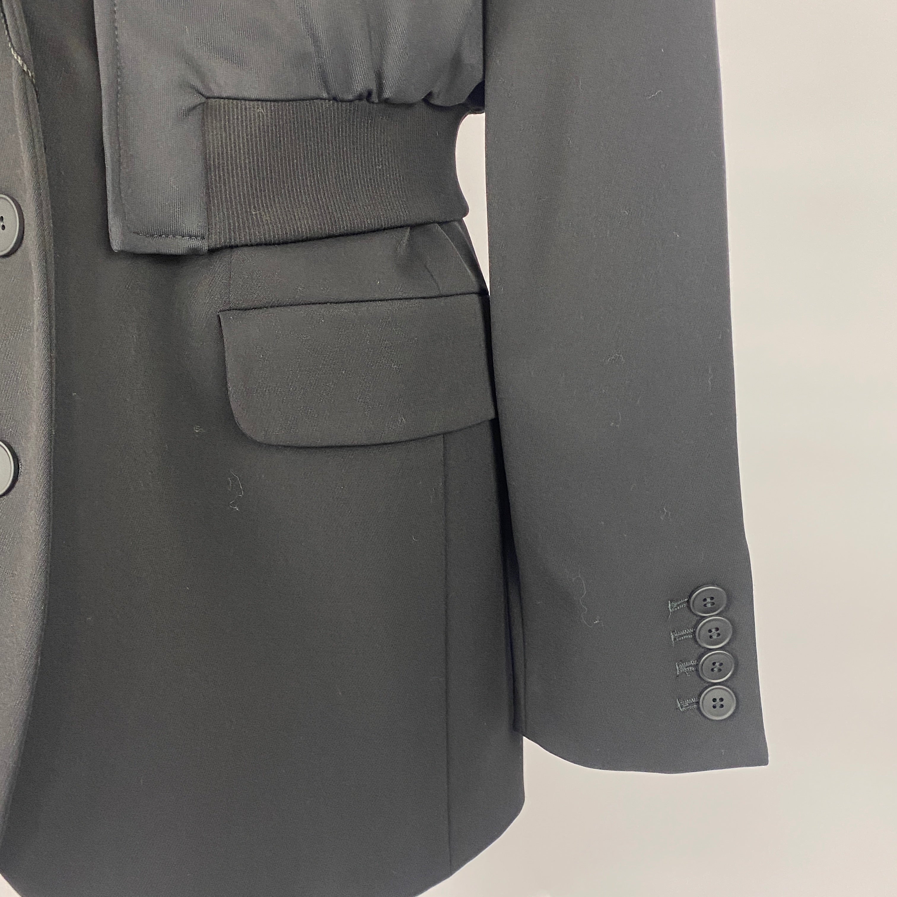 Weekend Max Mara New Black Blazer/BomberJacket M