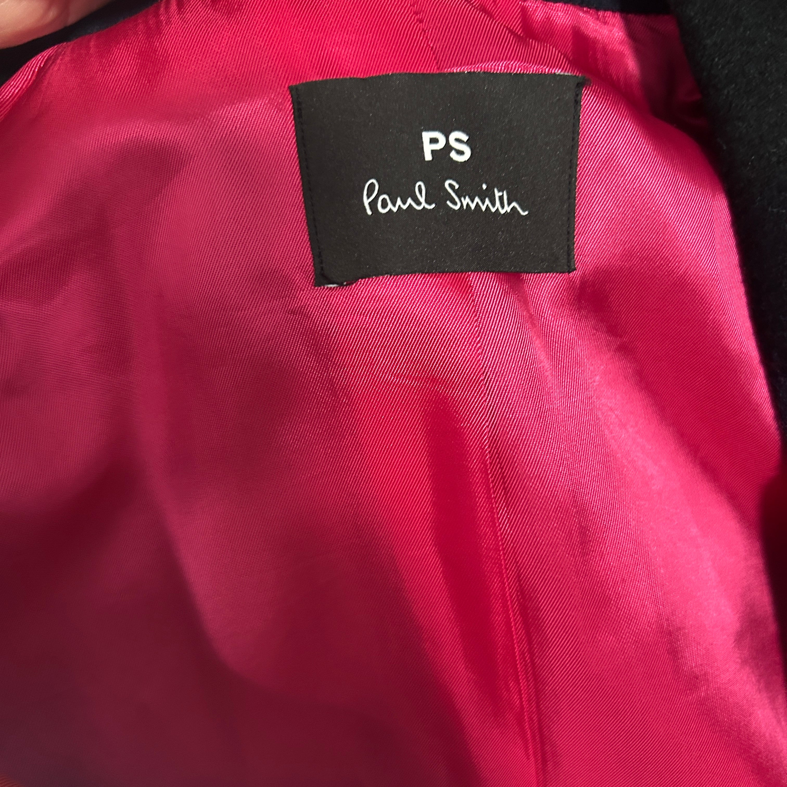 Paul Smith New Navy & Ivy Tartan Wool Mix Jacket S