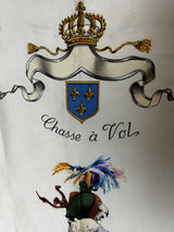 Hermes Ivy & Vanilla Chasse A Vol Large Silk Scarf