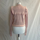 JW Anderson Baby Pink Ruffle Knitted Jumper M