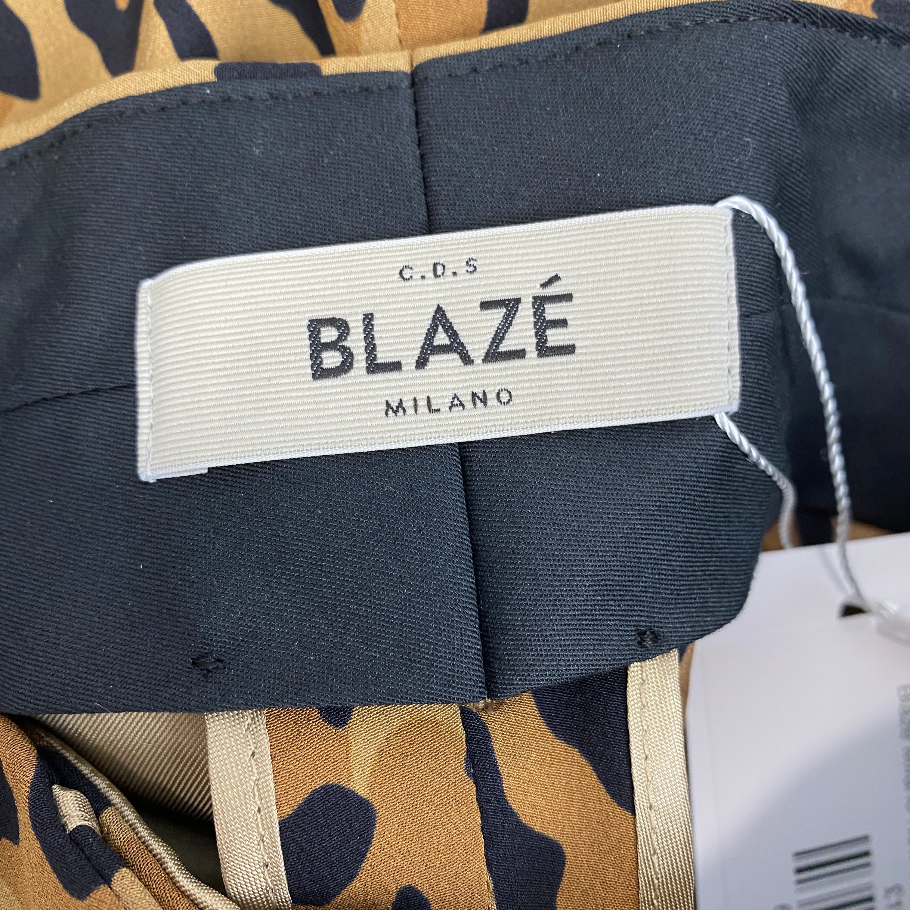 Blaze Milano New Camel Simba Silk Shorts XXS